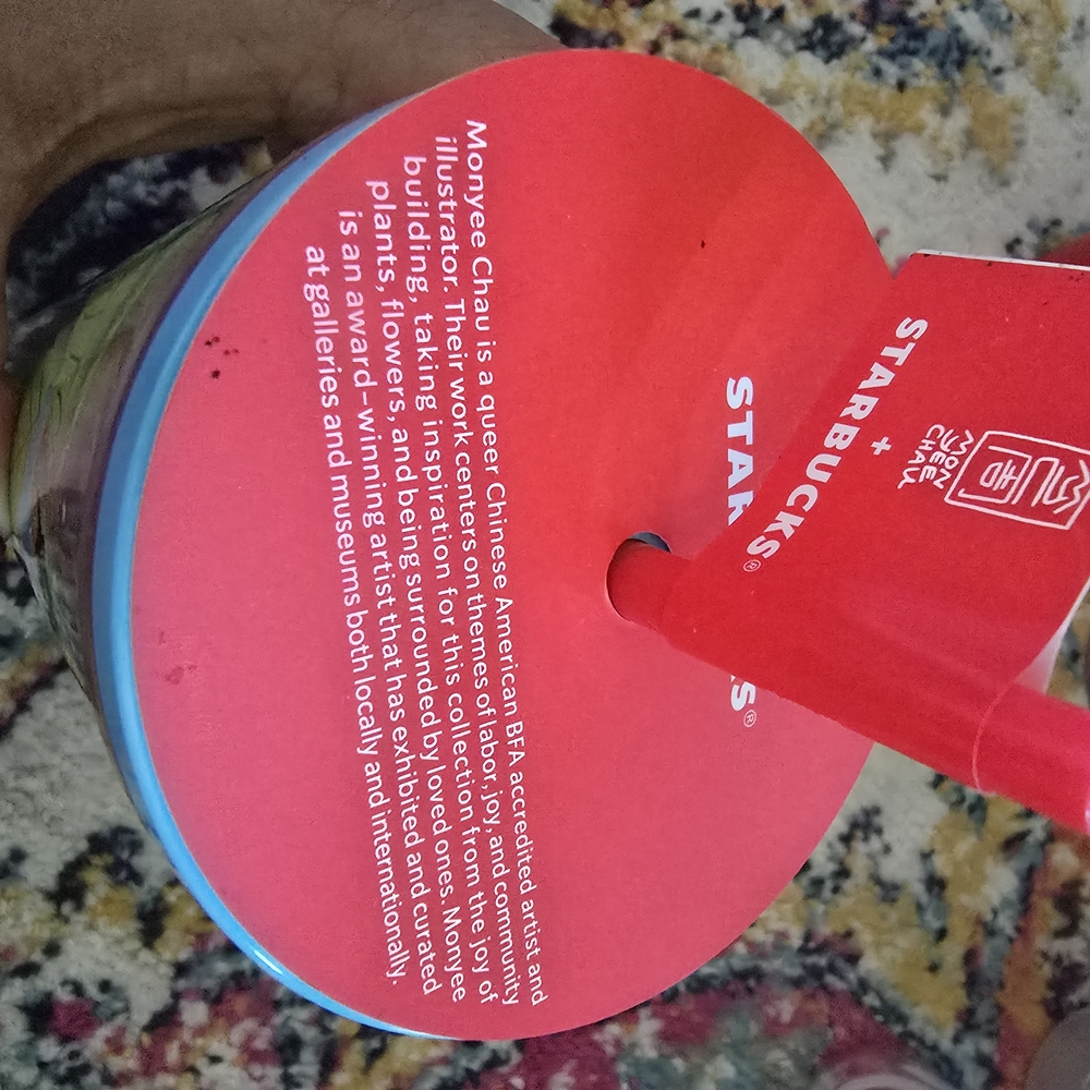 Starbucks Red and Blue Tumbler